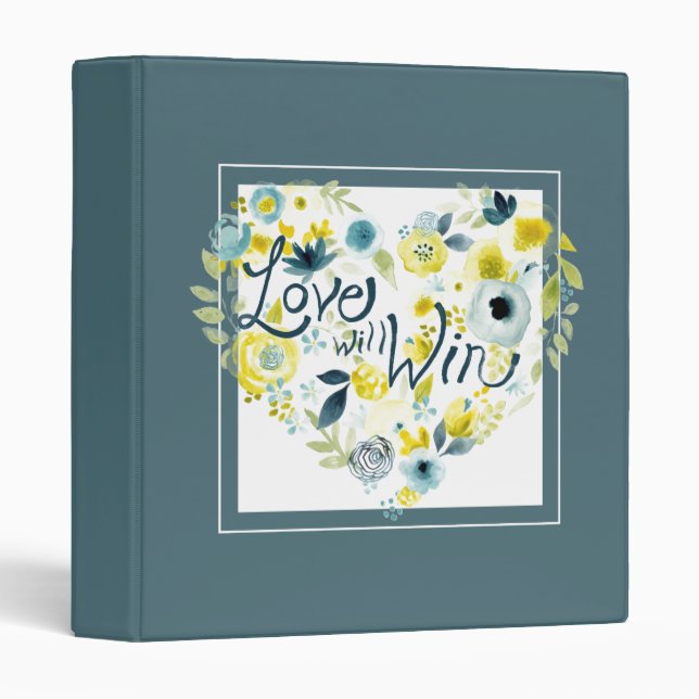 Heartfelt Floral II 3 Ring Binder (Front/Spine)