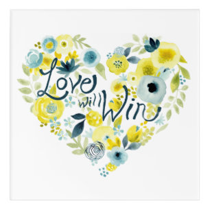 Heartfelt Floral II Acrylic Print