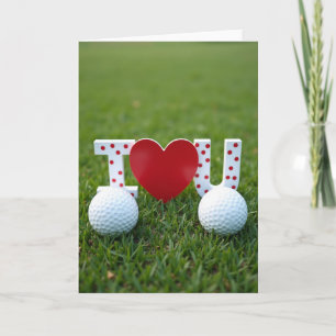 Heartfelt Golf Course Card