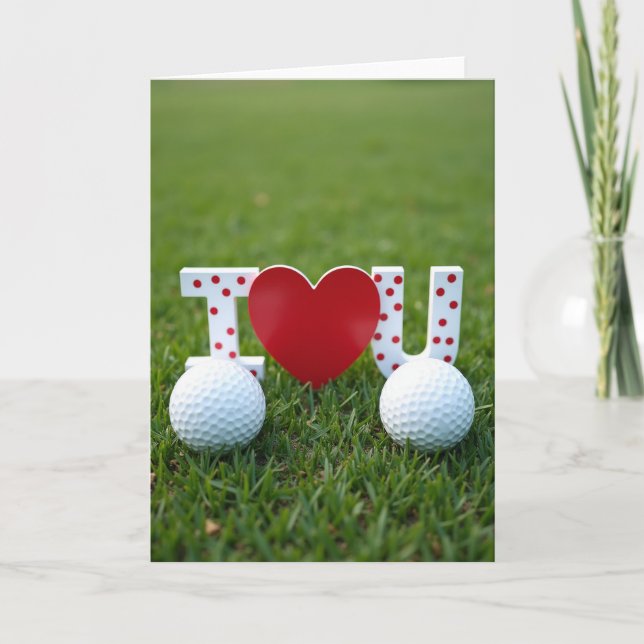 Heartfelt Golf Course Card (Front)