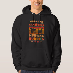 Heartfelt GRANDPA Grandsons Buddies For Life Hunti Hoodie