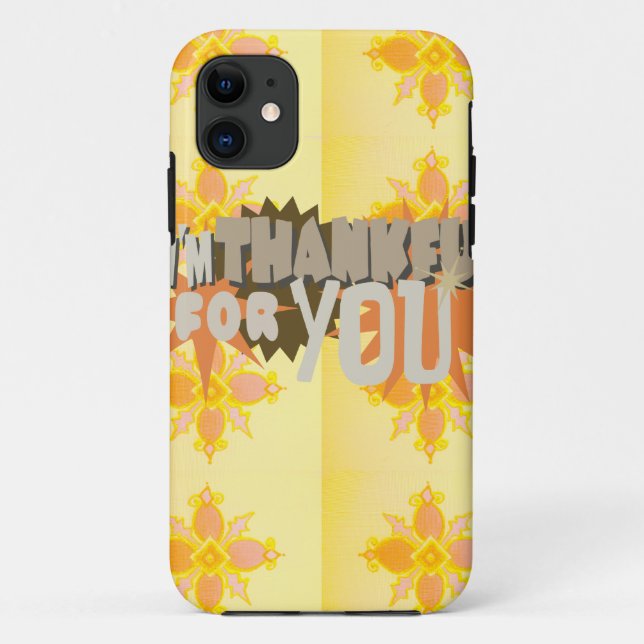 Heartfelt Gratitude: "Thankful For You" with Love, Case-Mate iPhone Case (Back)