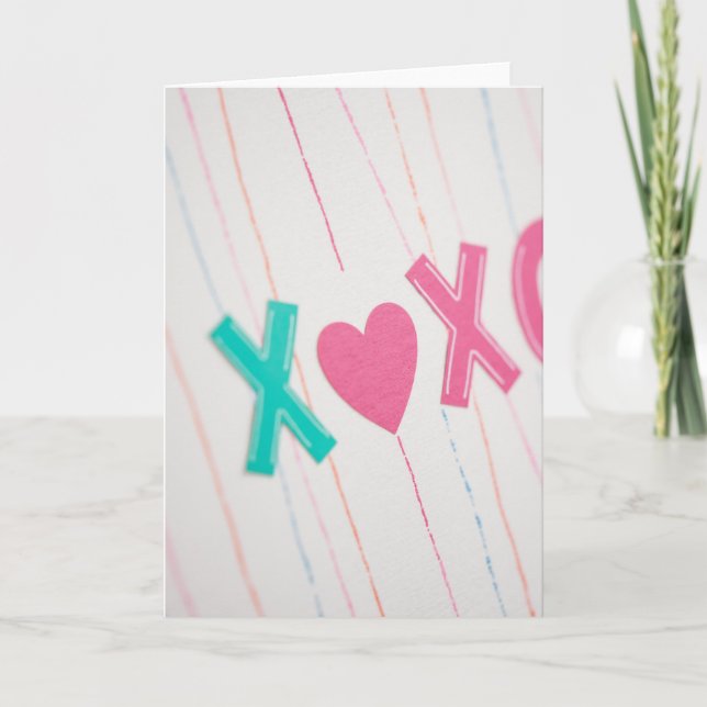 Heartfelt Handmade Xoxo Card (Front)