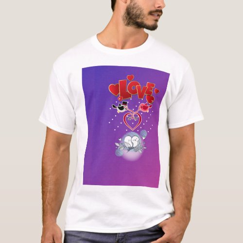 Heartfelt Harmony A Symphony of Love T_Shirt Desi