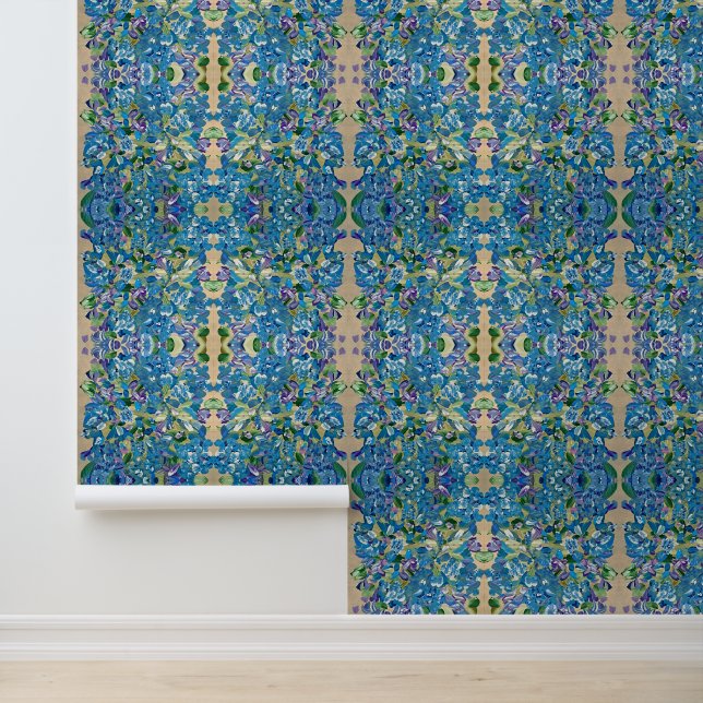 Heartfelt Hydragea Floral Wallpaper Wallpaper (Application)