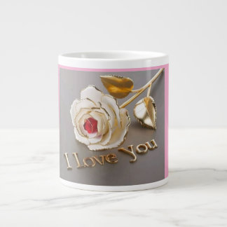 ''Heartfelt 'I Love You' Mug! Perfect for Lovebird Giant Coffee Mug