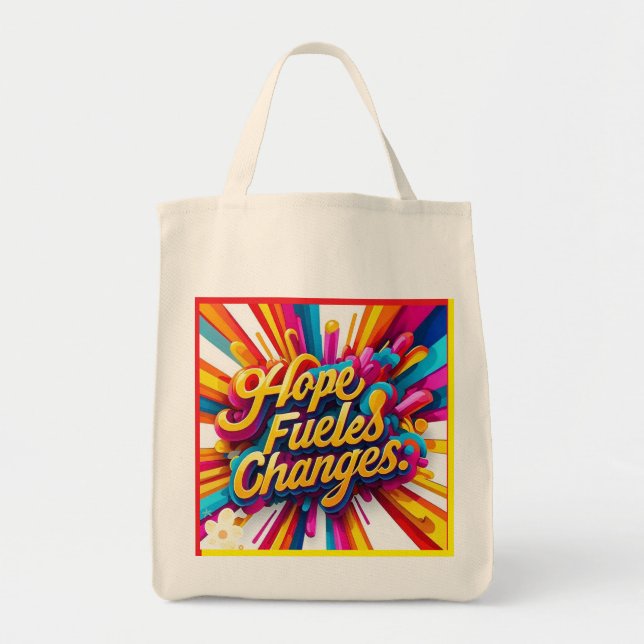 "Heartfelt Inspiration" Tote Bag (Front)