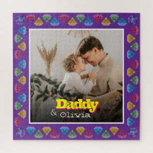 Heartfelt Keepsake for Dad – Personalized Photo Jigsaw Puzzle