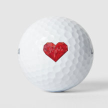 Heartfelt Love Golf Ball: Symbol of Passion on the