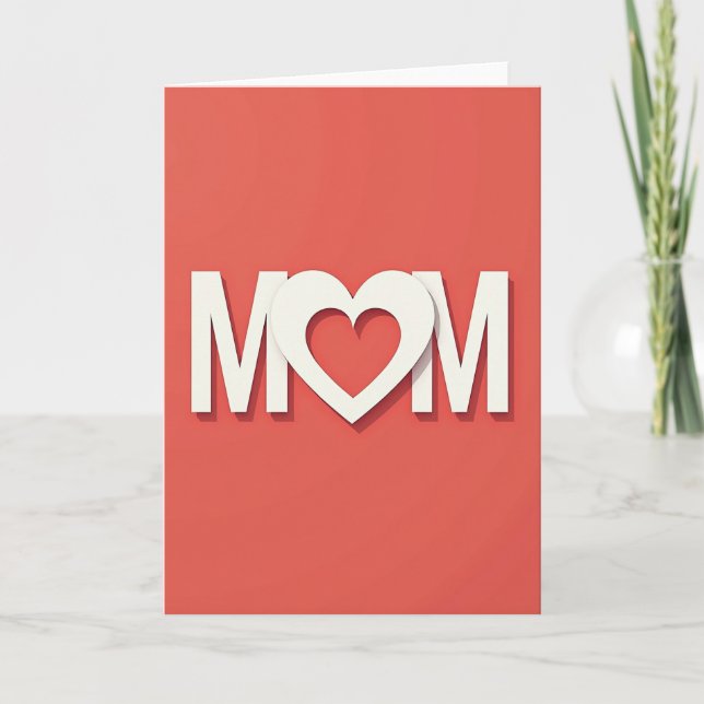 Heartfelt Love Letter Mothers Day Card (Front)