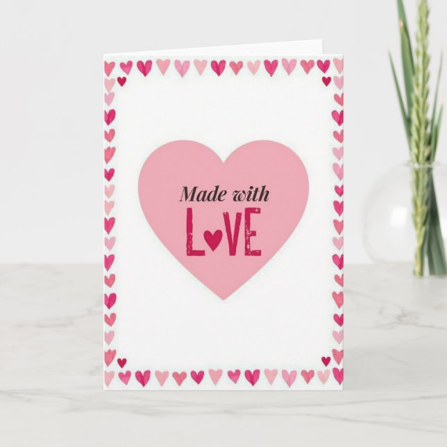 Heartfelt Love Made Card (Front)