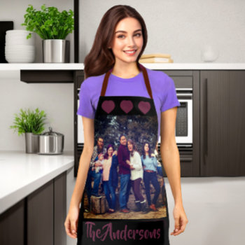 Heartfelt Memories Cooking  Apron by CustomizePersonalize at Zazzle