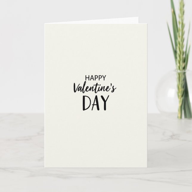 Heartfelt Minimal Valentines Day Card (Front)