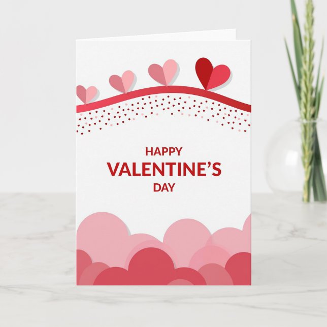 Heartfelt Modern Valentines Card (Front)