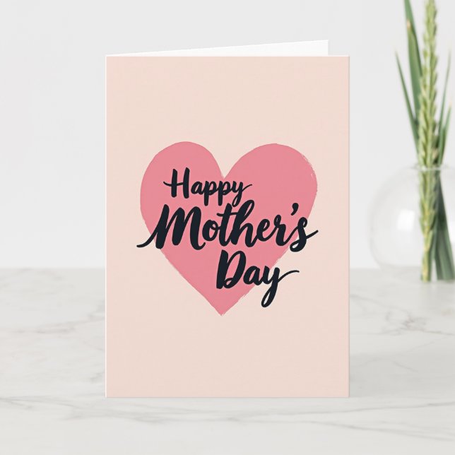 Heartfelt Mom Appreciation Card (Front)