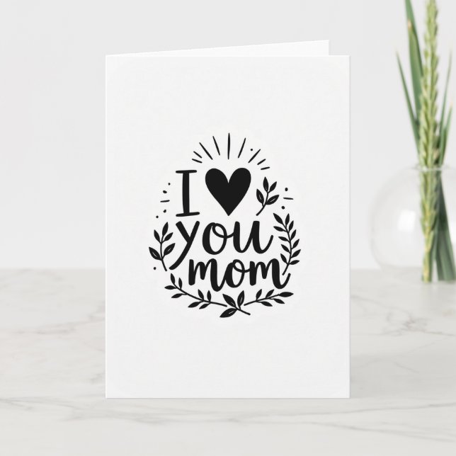 Heartfelt Mom Graphic Card (Front)