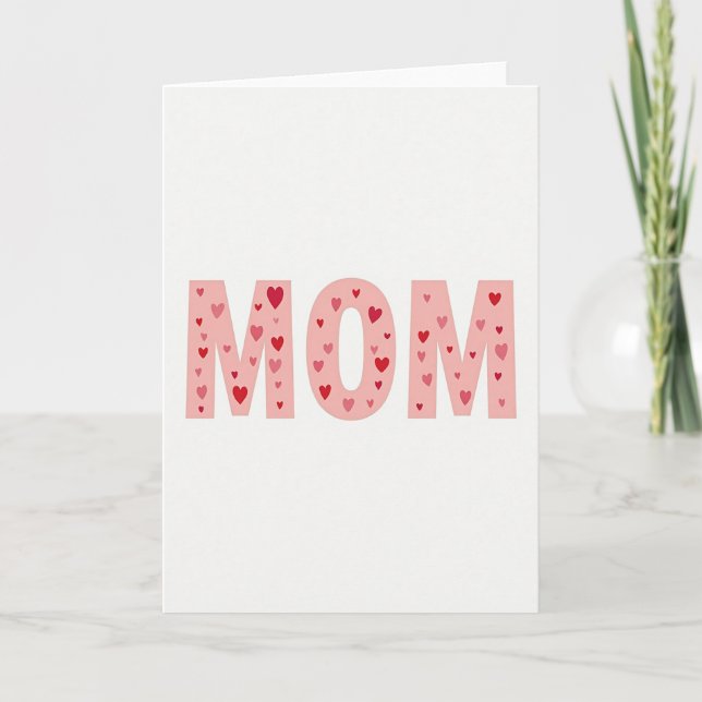 Heartfelt Mom Illustration Card (Front)