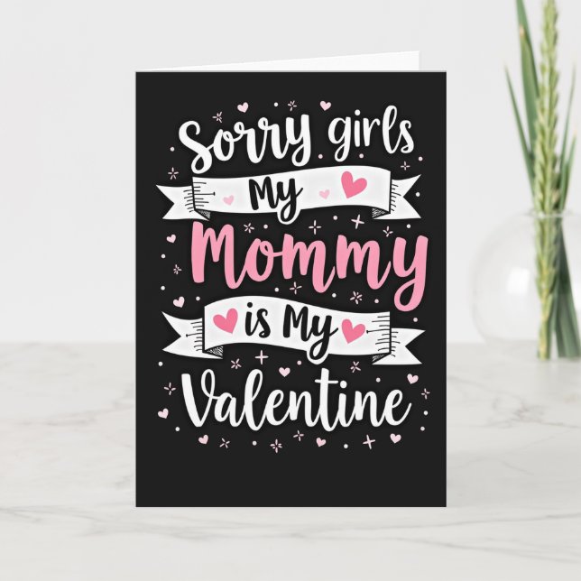 Heartfelt Mommy Valentine Card (Front)