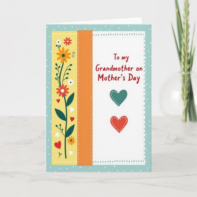 Heartfelt Moms Day Card (Front)