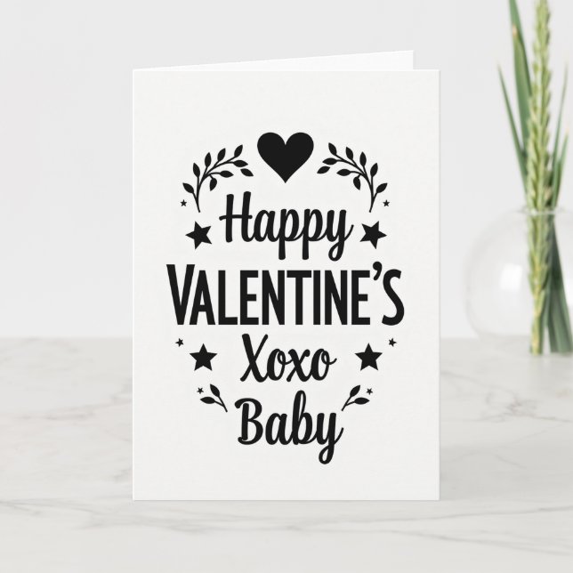 Heartfelt Monochrome Card (Front)