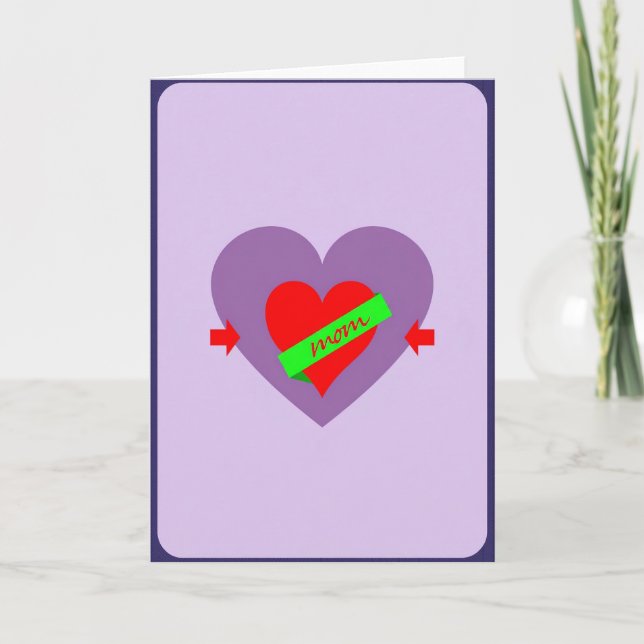 Heartfelt Mother Love Art Card (Front)
