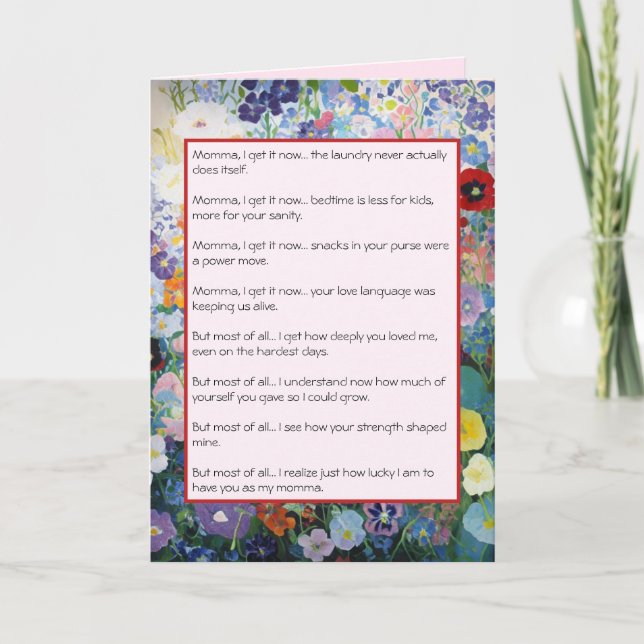 Heartfelt Mother's Day Card (Front)