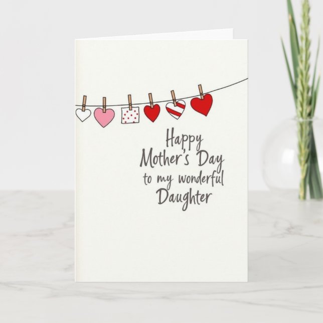 Heartfelt Mothers Day Display Card (Front)