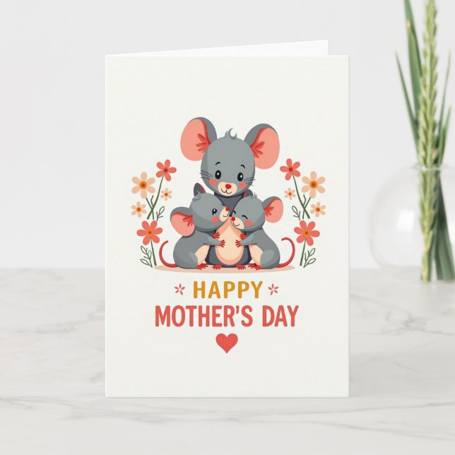 Heartfelt Mothers Day Figures Card (Front)