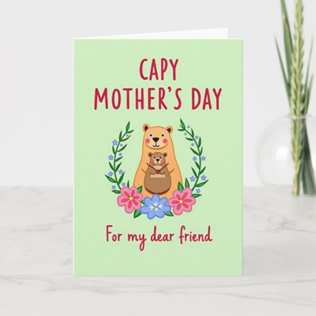 Heartfelt Mothers Day Friend Card (Front)