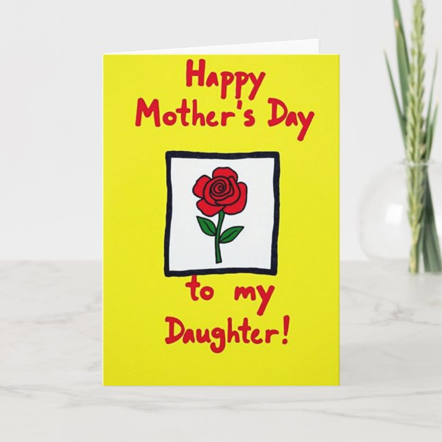 Heartfelt Mothers Day Love Card (Front)