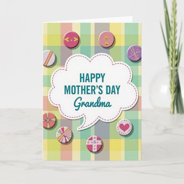 Heartfelt Mothers Day Pastel Card (Front)