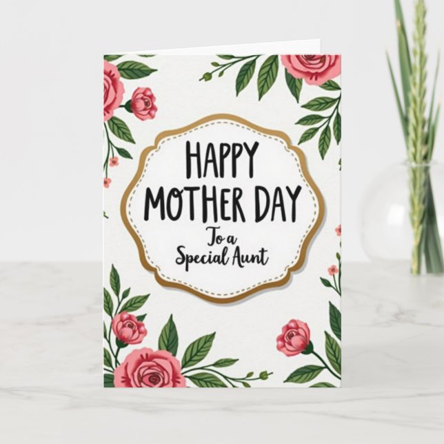 Heartfelt Mothers Day Thanks Card (Front)