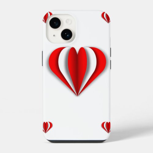 Heartfelt Origami iPhone 14 Case