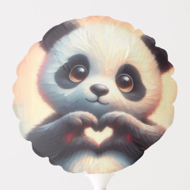 Heartfelt Panda Balloon (Front)