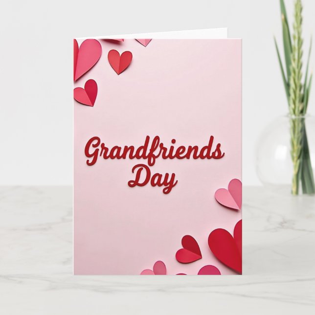 Heartfelt Paper Grandfriends Day Card (Front)