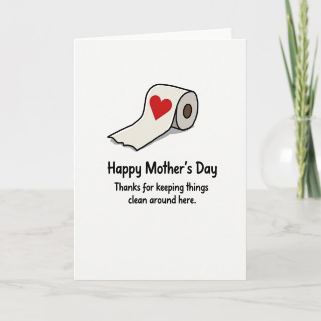 Heartfelt Paper Roll Mother Card (Front)
