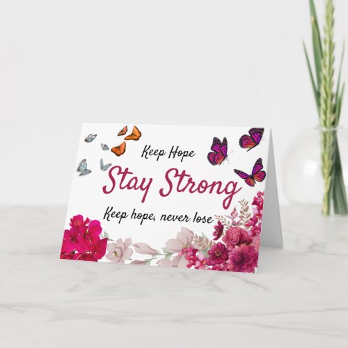 Heartfelt Patient Encouragement Cancer Cards