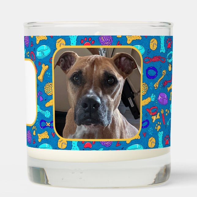 Heartfelt Pet Memorial Dog Lover Design Scented Candle (Back)