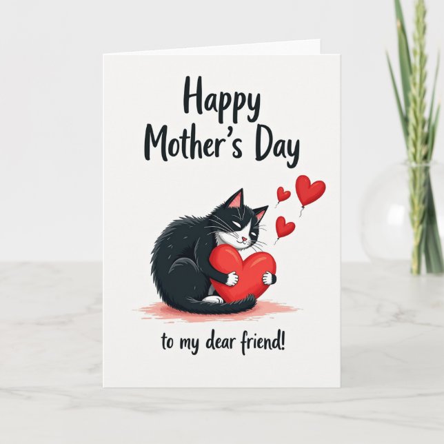 Heartfelt Pet Mothers Day Card (Front)