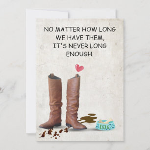 Heartfelt Pet Sympathy Card Printable