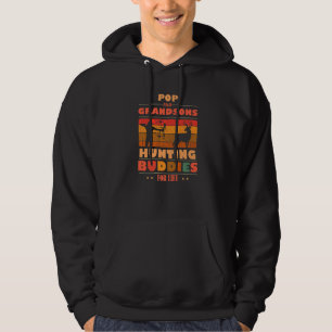 Heartfelt POP Grandsons Buddies For Life Hunting P Hoodie