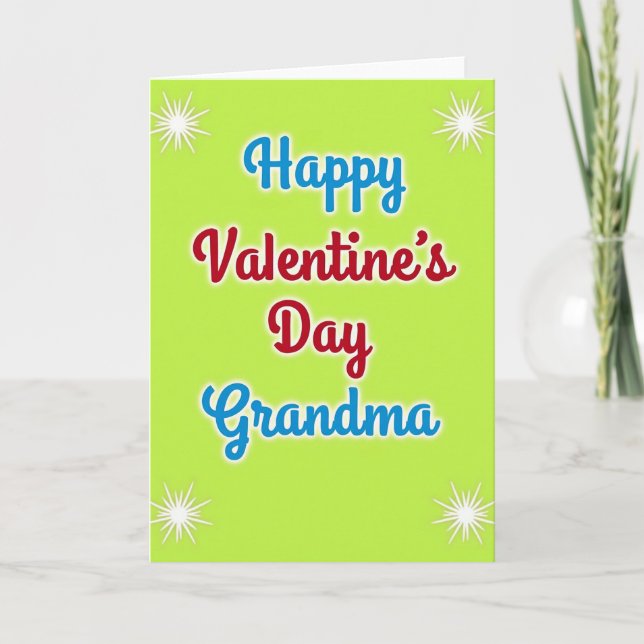 Heartfelt Retro Grandma Card (Front)
