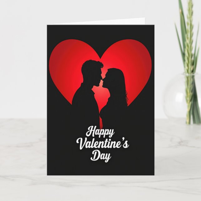 Heartfelt Romance Valentines Card (Front)