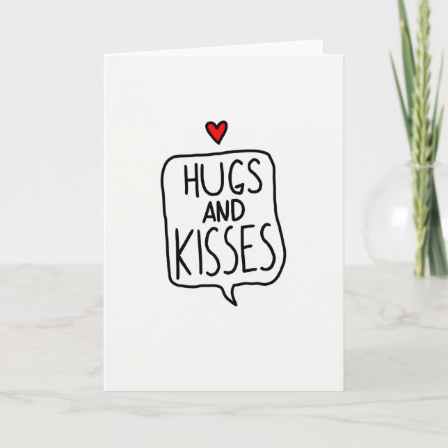 Heartfelt Simple Hugs Card (Front)