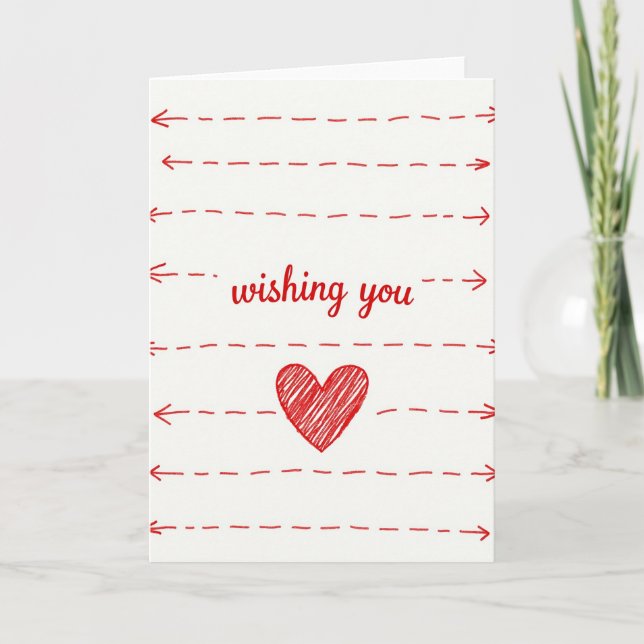 Heartfelt Simple Wish Card (Front)