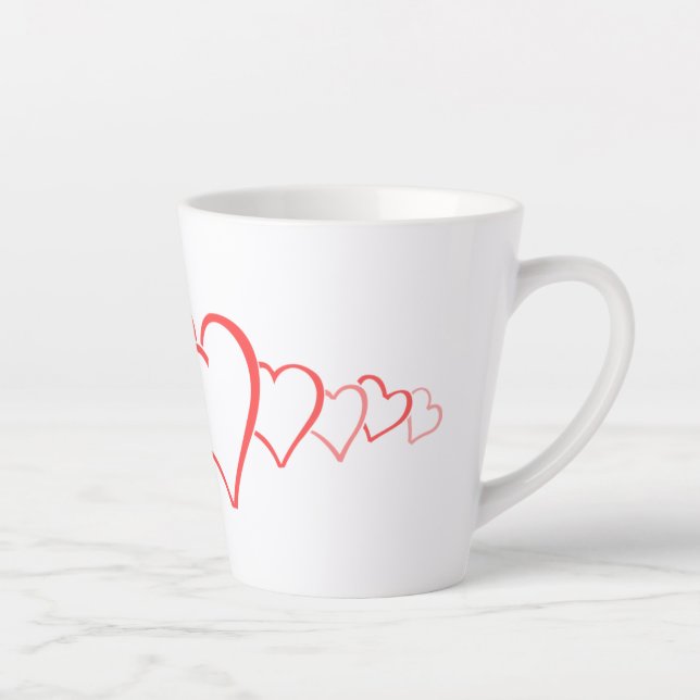 Heartfelt Sips Latte Mug (Right)