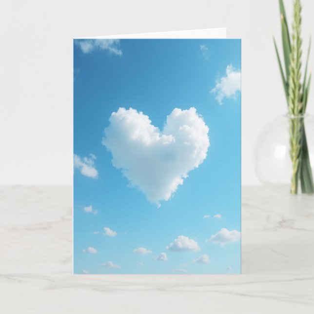 Heartfelt Sky Heart Card (Front)