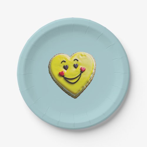 Heartfelt Smile Paper Plates