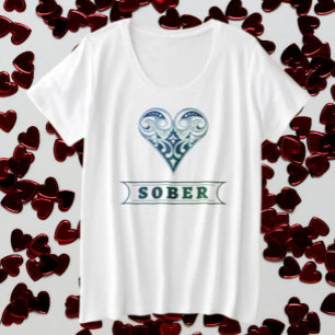 Heartfelt Sober Plus Size T-Shirt