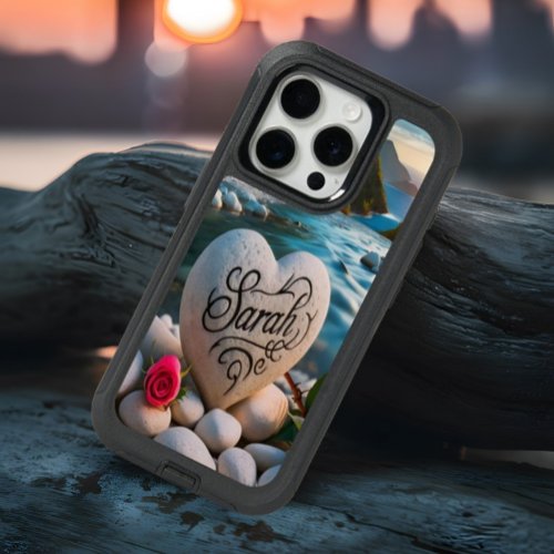 Heartfelt Sunset iPhone 15 Pro Case